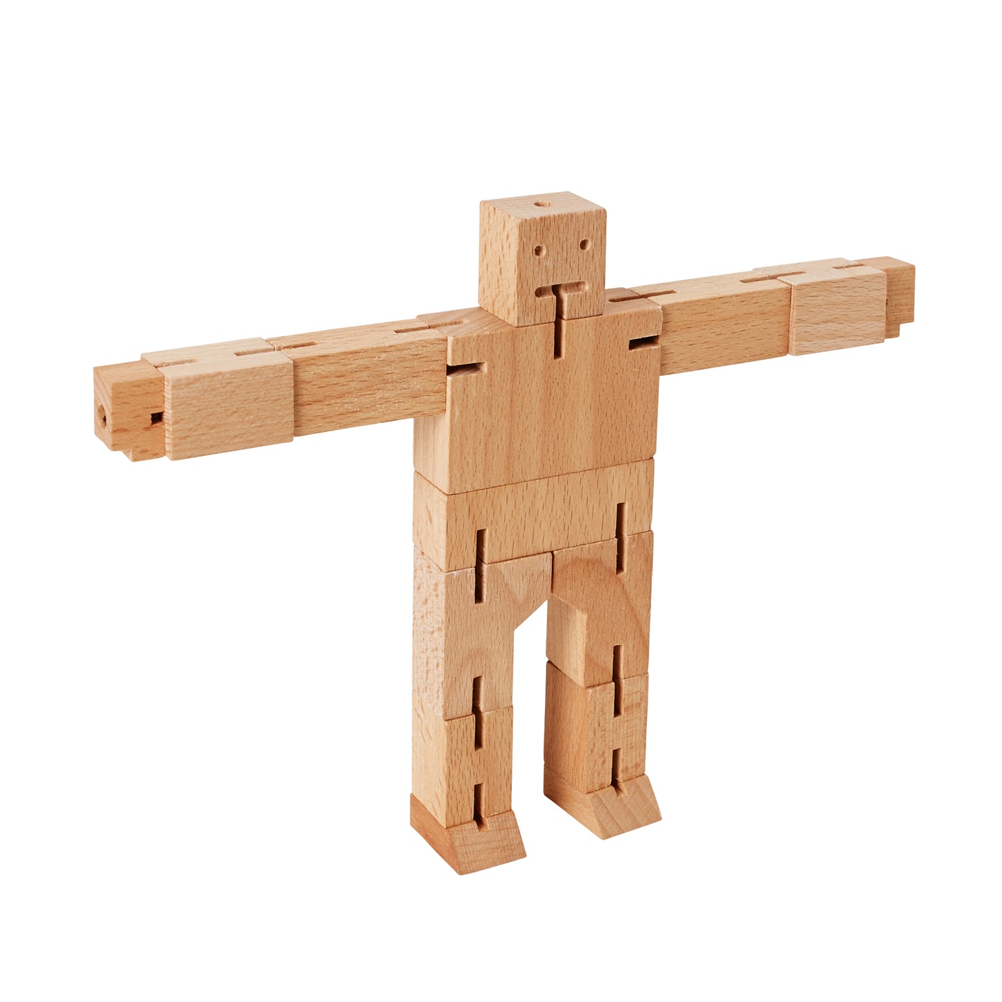 Areaware Cubebot Small Natural Robot Toy Robot Toy
