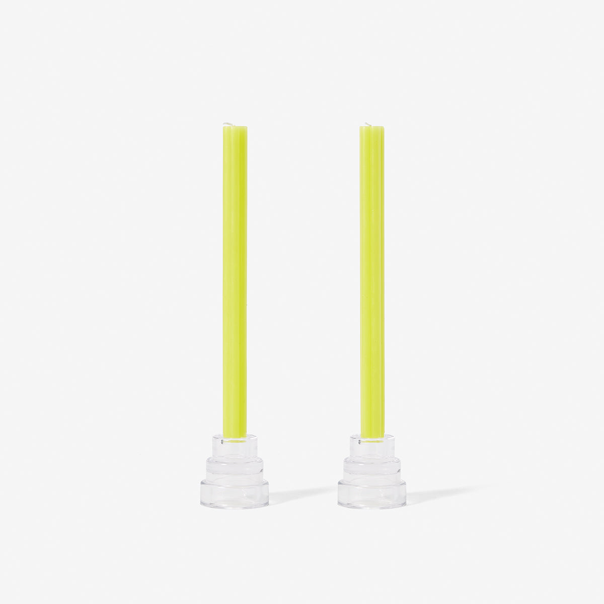 Dusen Dusen Taper Candles Yellow (set of 2)