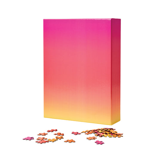 Areaware Gradient Puzzle Large Pink Yellow Jigsaw Jigsaw