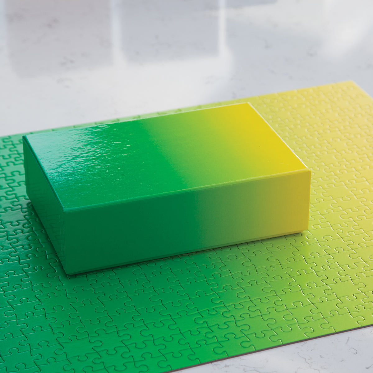 Gradient Puzzle Green Yellow