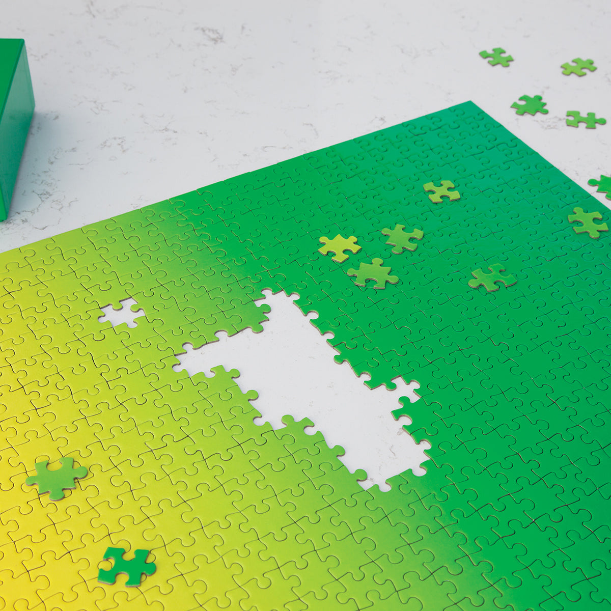 Gradient Puzzle Green Yellow