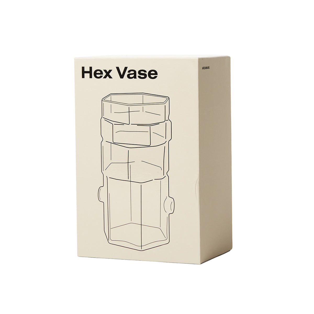 Areaware Hex Vase Grey