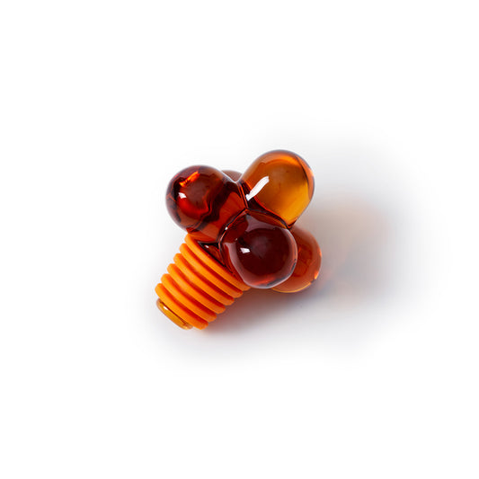 Hobknob Bottle Stopper Amber