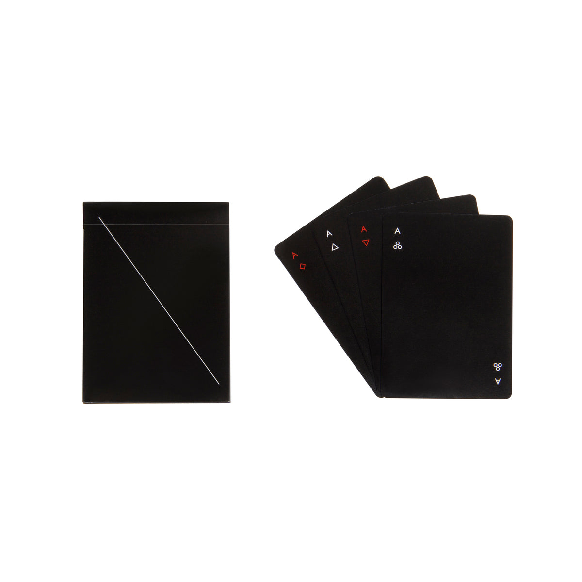 Areaware Minim Playing Cards Black