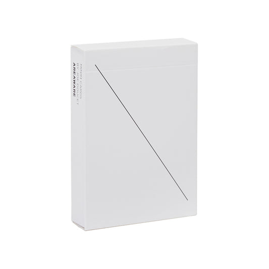 Areaware Minim Playing Cards White