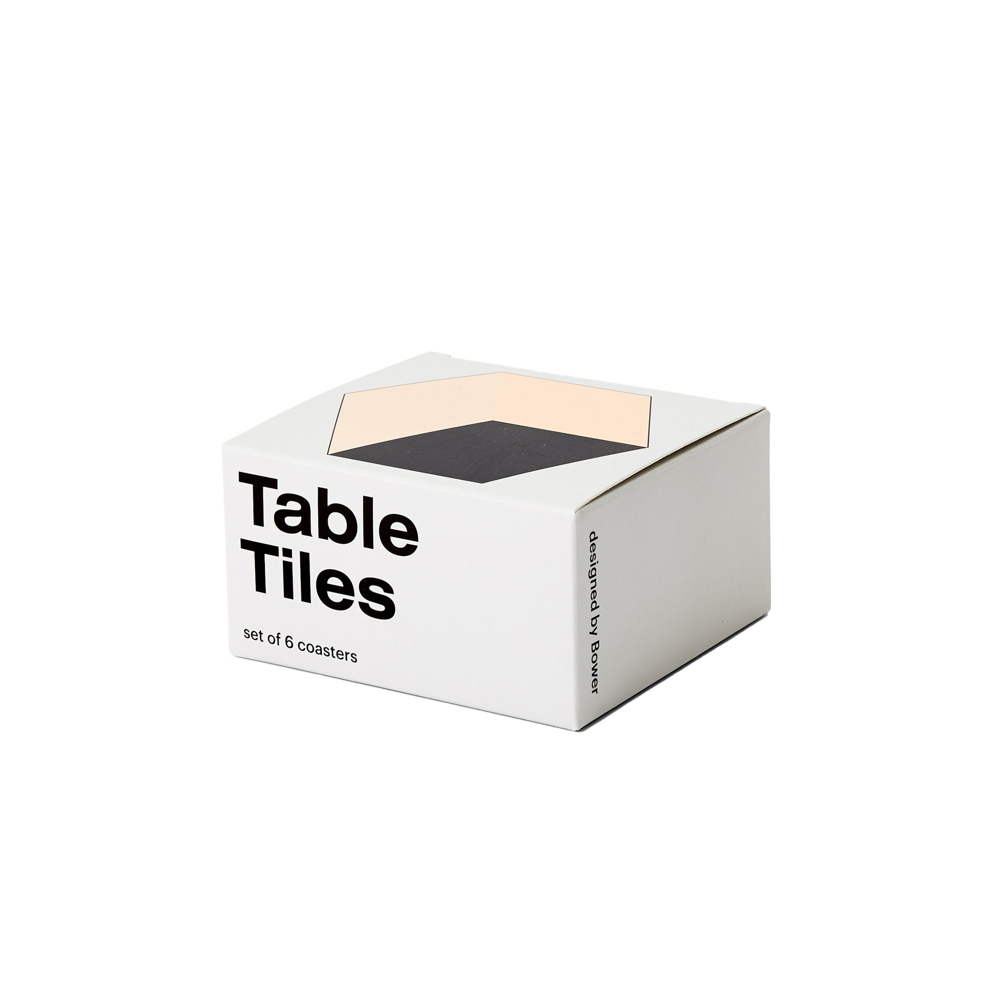 Areaware Table Tiles Coasters Black