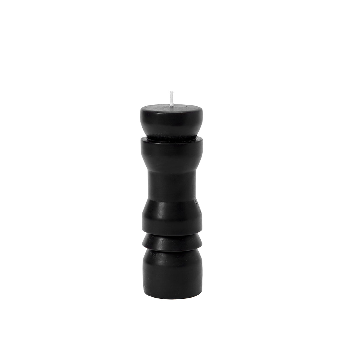 Areaware Totem Candle Black Medium