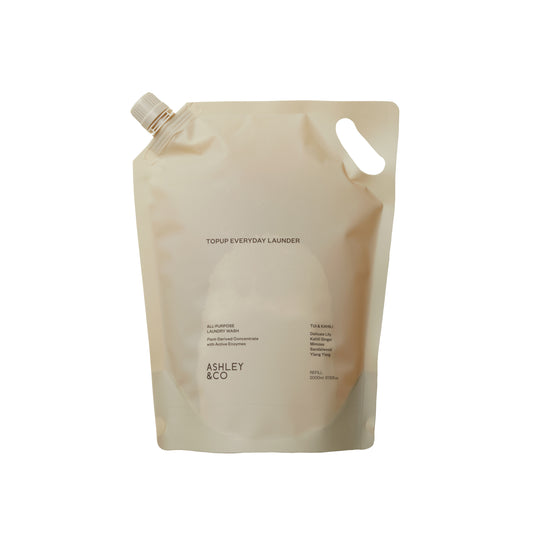 Ashley & Co Everyday Launder Topup 2L Tui & Kahili Laundry Liquid Laundry Liquid