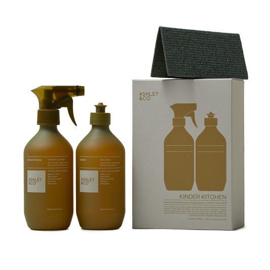 Ashley & Co Gift Set Kinder Kitchen (Benchpress + Insink + Clean Buff)