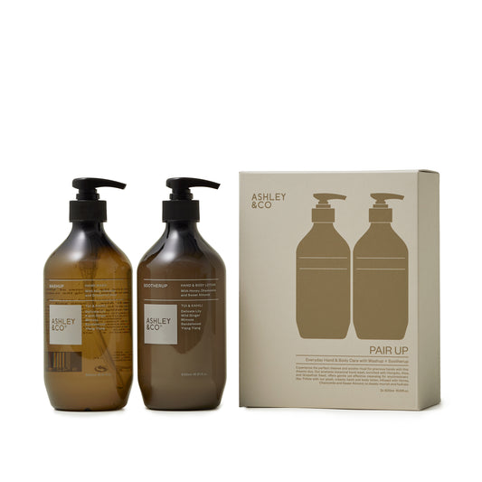 Ashley & Co Gift Set Pair Up (Sootherup + Washup) Tui & Kahili
