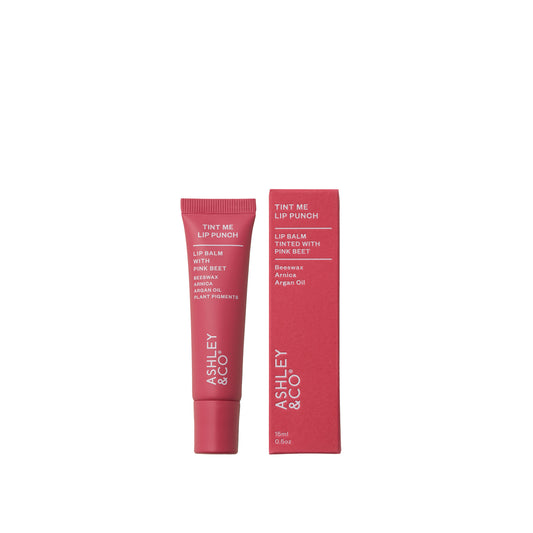 Ashley & Co Lip Punch Tint Me 15ml Pink Beet Lip Balm Lip Balm
