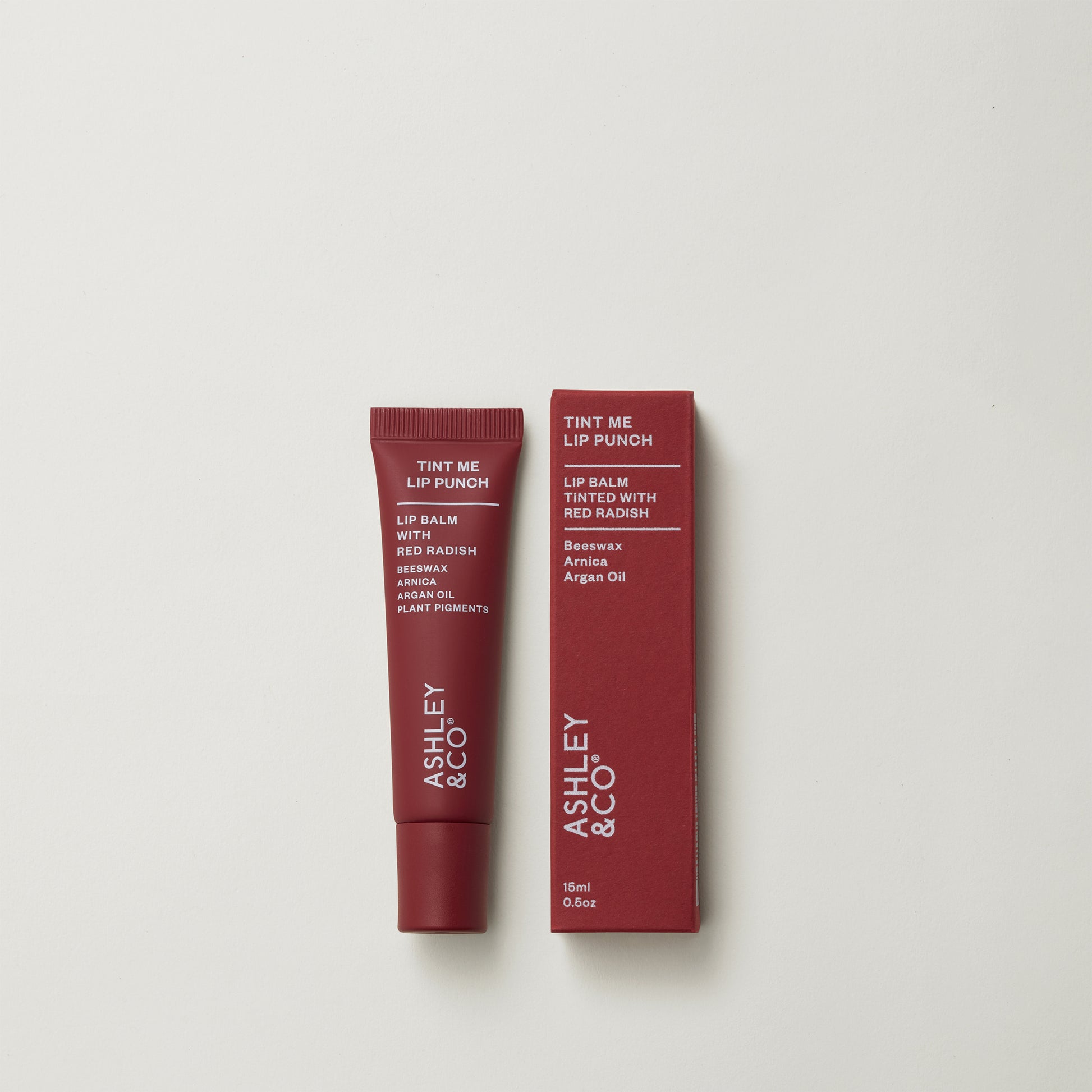 Ashley & Co Lip Punch Tint Me 15ml Red Radish Lip Balm Lip Balm