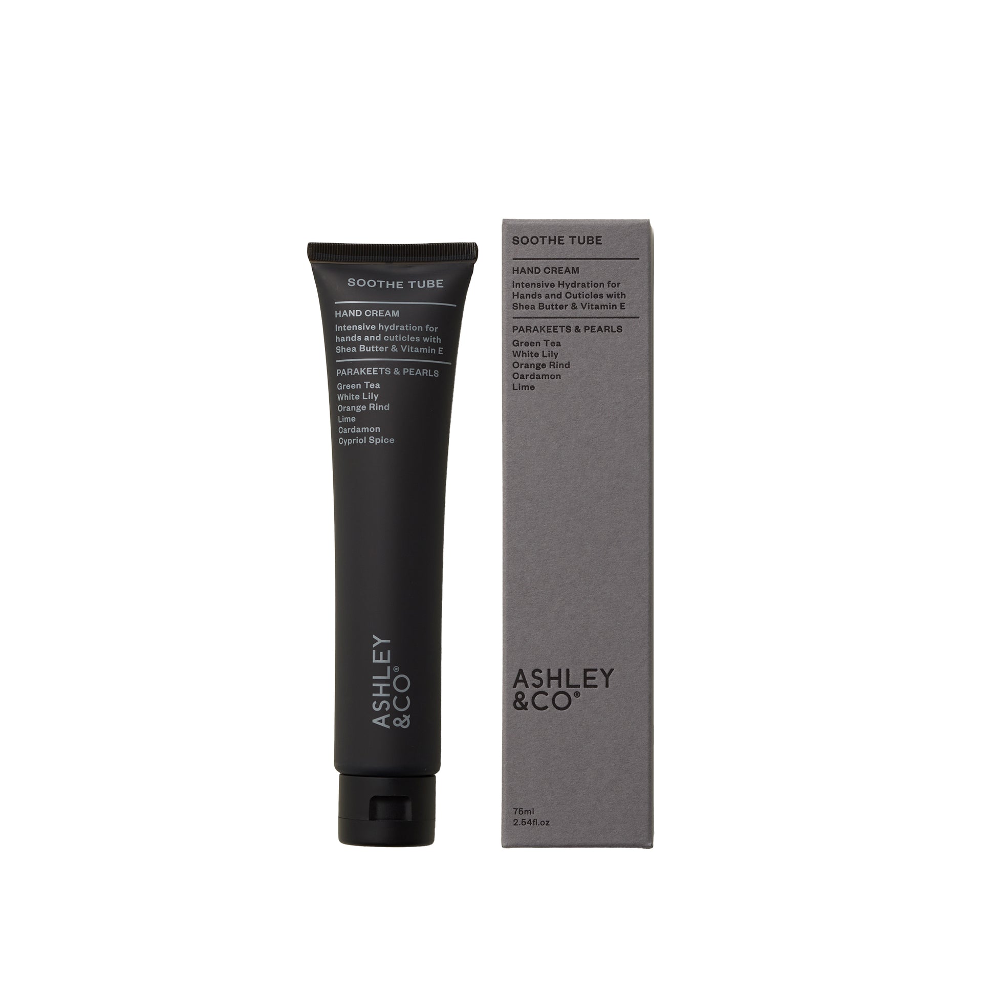 Ashley & Co Soothe Tube 75ml Parakeets & Pearls Hand Cream Hand Cream
