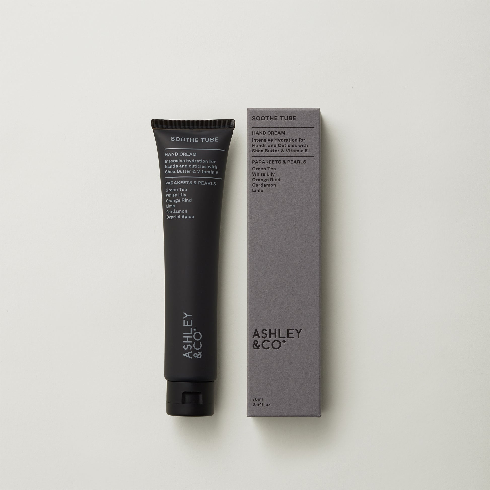 Ashley & Co Soothe Tube 75ml Parakeets & Pearls Hand Cream Hand Cream