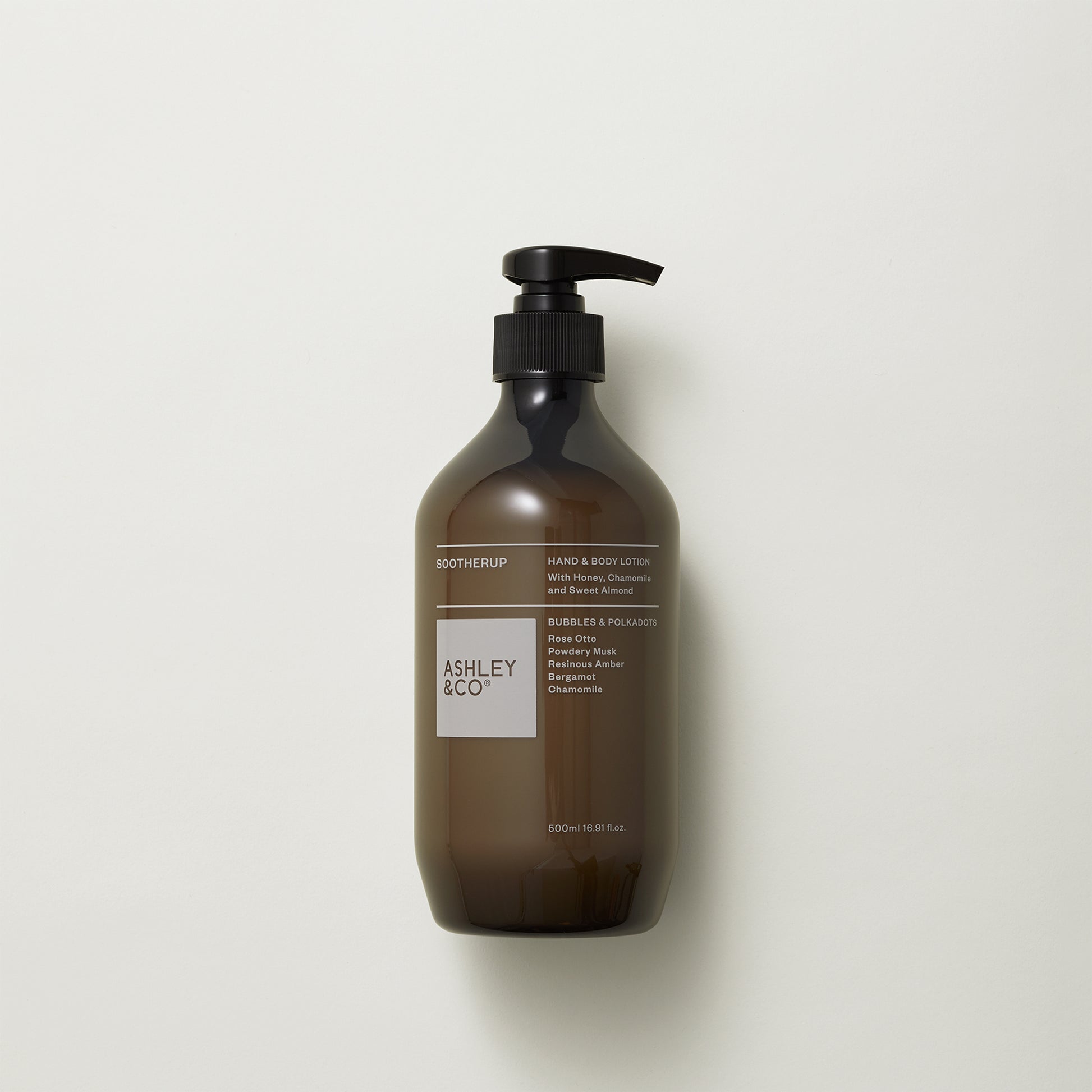 Ashley & Co Sootherup 500ml Bubbles & Polkadots Hand & Body Lotion Hand & Body Lotion