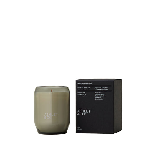 Ashley & Co Waxed Perfume 310g Bubbles & Polkadots Candle Candle