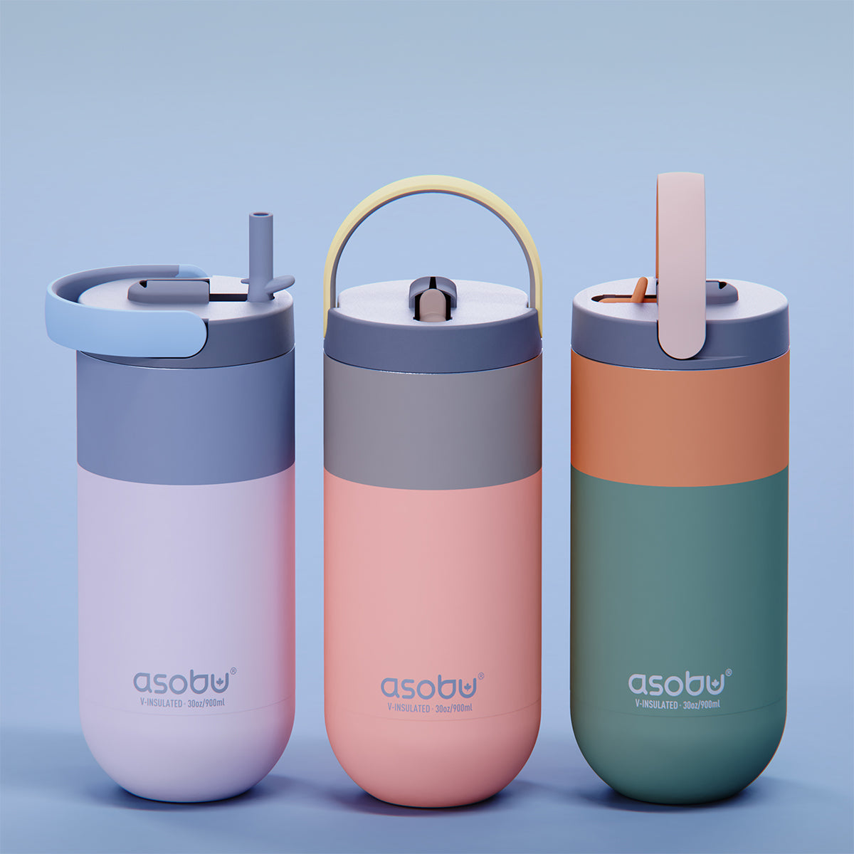 Asobu Orbit Bottle 900ml Pastel Peach