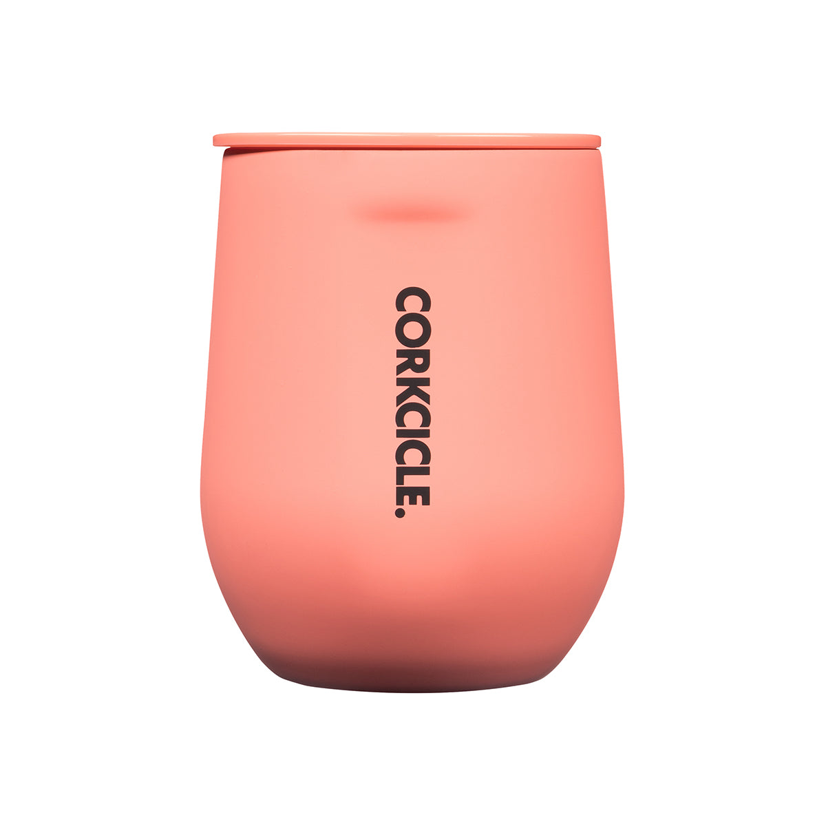 Corkcicle Neon Lights Stemless 355ml - Coral Insulated Stainless Steel Cup Insulated Stainless Steel Cup