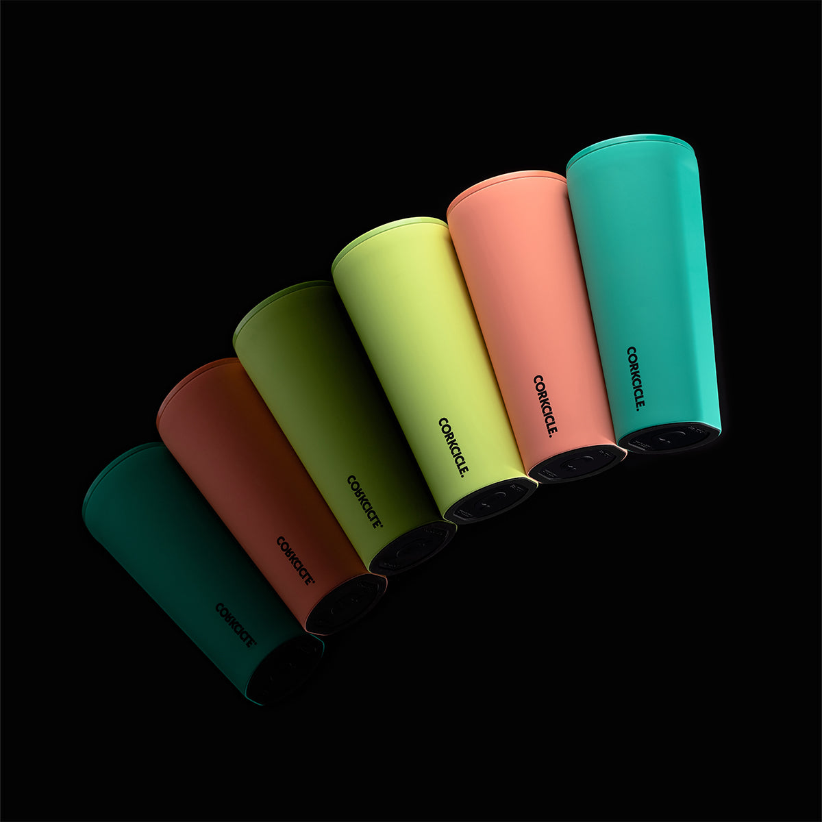 Corkcicle Neon Lights Tumbler 700ml - Citron Insulated Stainless Steel Cup Insulated Stainless Steel Cup