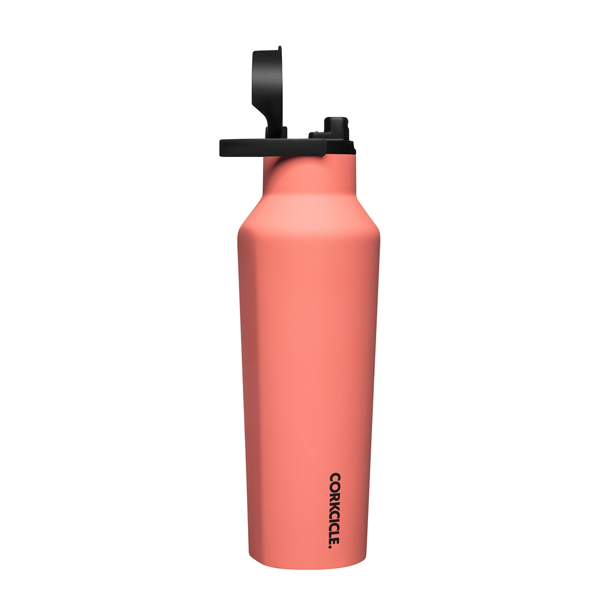 Corkcicle Series A Sports Canteen 600ml - Neon Lights Coral Insulated Stainless Steel Bottle Insulated Stainless Steel Bottle