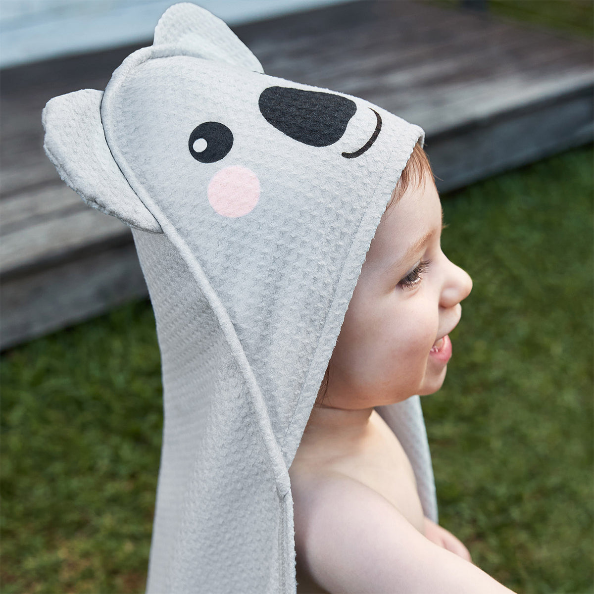 Dock & Bay Baby Hooded Towel Animal Collection Kirra Koala 100% Recycled 100% Recycled