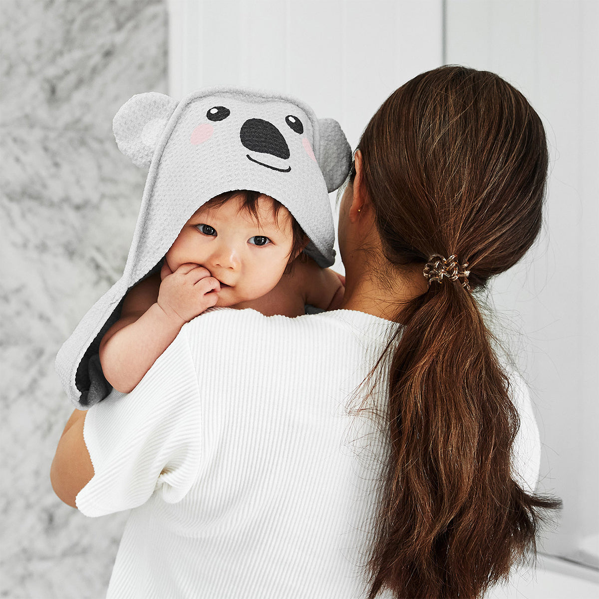 Dock & Bay Baby Hooded Towel Animal Collection Kirra Koala 100% Recycled 100% Recycled