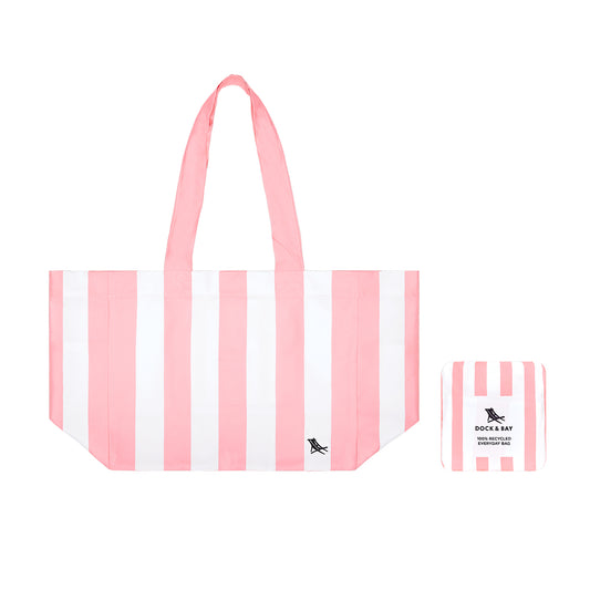 Beach Tote Bag M Malibu Pink