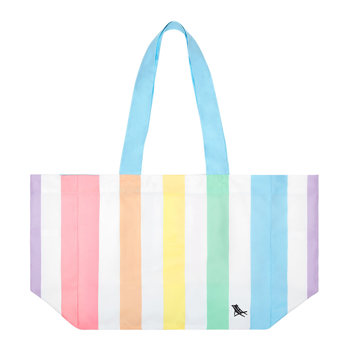 Beach Tote Bag M Unicorn Waves