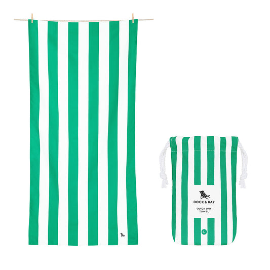 Beach Towel Cabana Collection L Cancun Green