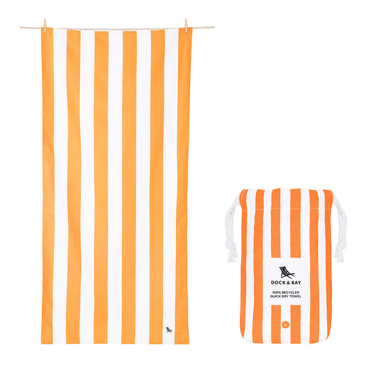 Beach Towel Cabana Collection L Ipanema Orange