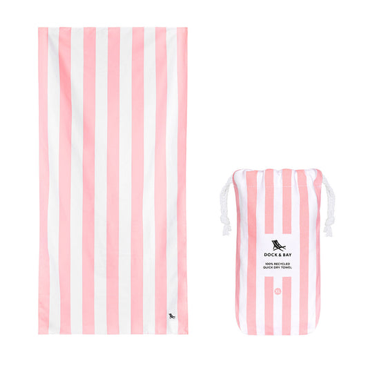 Beach Towel Cabana Light Collection XL Malibu Pink