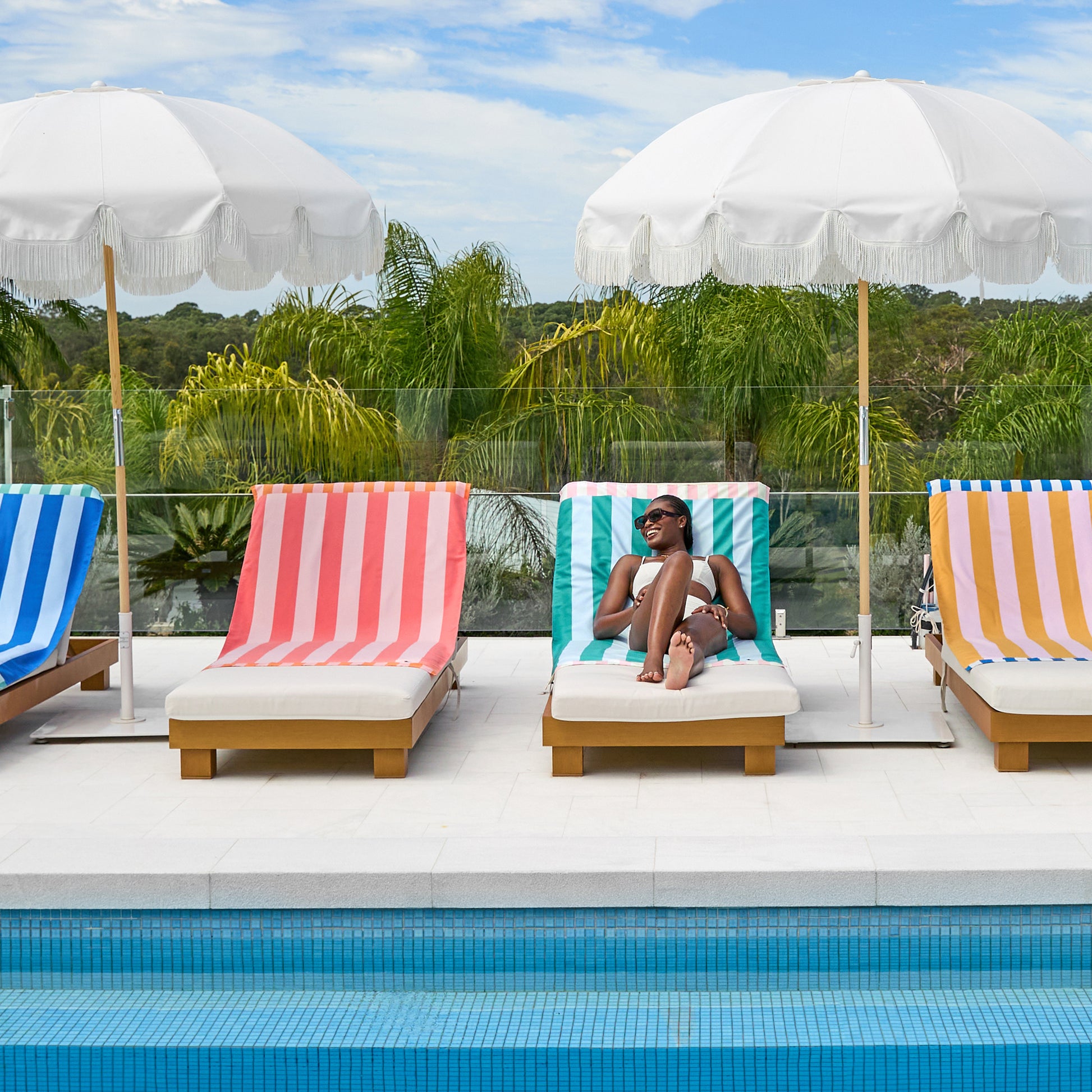 Dock & Bay Beach Towel Clubhouse Collection L Pastel Pier 100% Recycled 100% Recycled