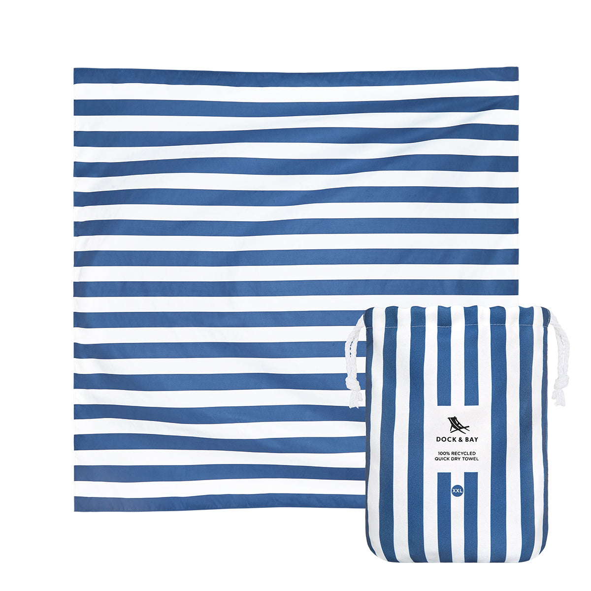 Beach Towel For Two 2XL Whitsunday Blue