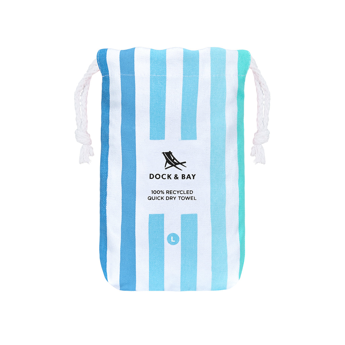 Dock & Bay Beach Towel Summer Collection L Endless River 100% Recycled 100% Recycled