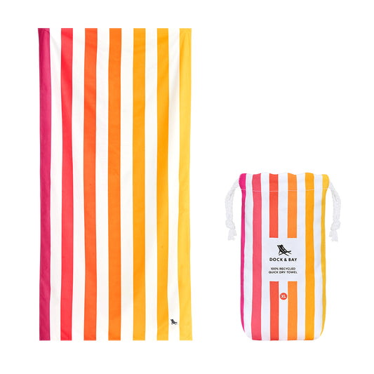 Beach Towel Summer Collection XL Peach Sunrise