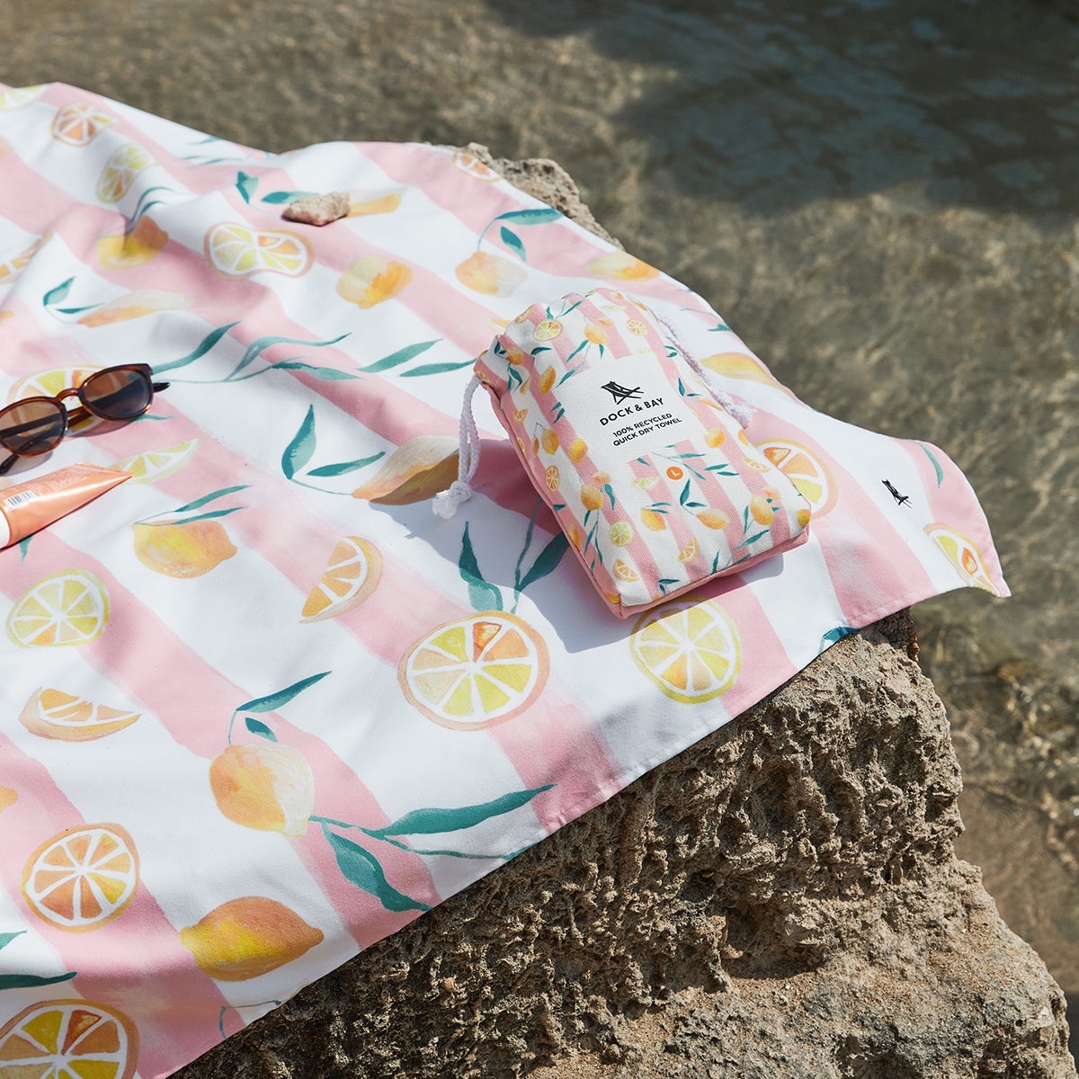 Beach Towel Tropics Collection L Lemons