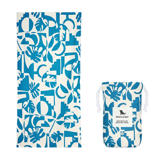 Beach Towel Tropics Collection L Marine Dream