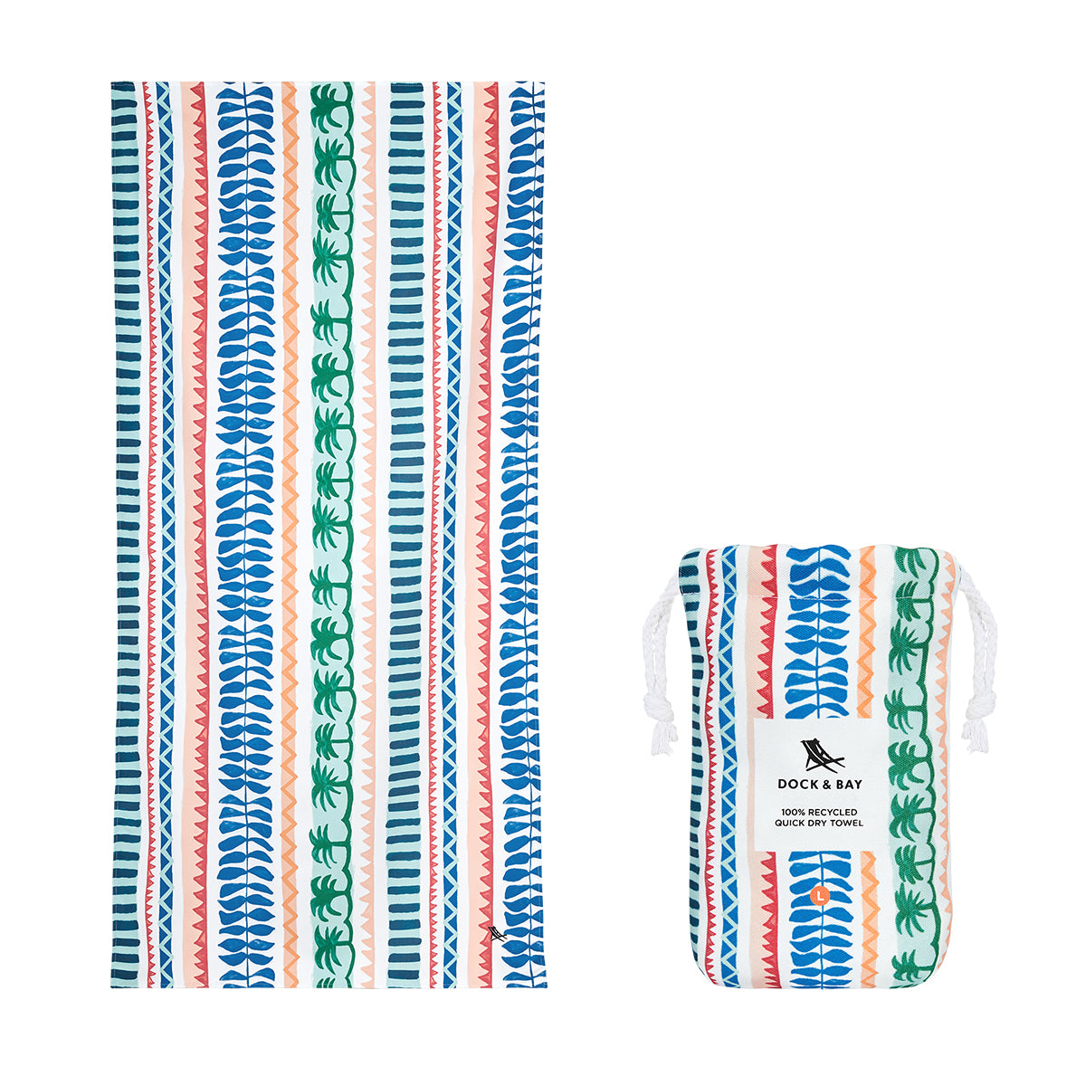 Beach Towel Tropics Collection L Palm Beach