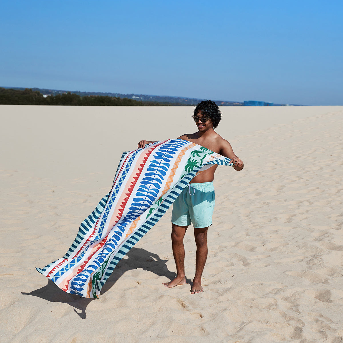 Beach Towel Tropics Collection L Palm Beach