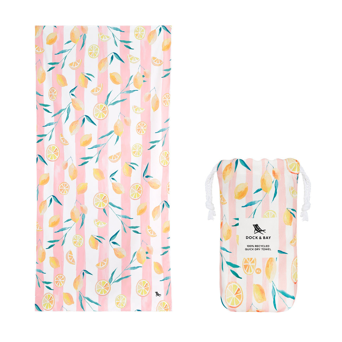 Beach Towel Tropics Collection XL Lemons