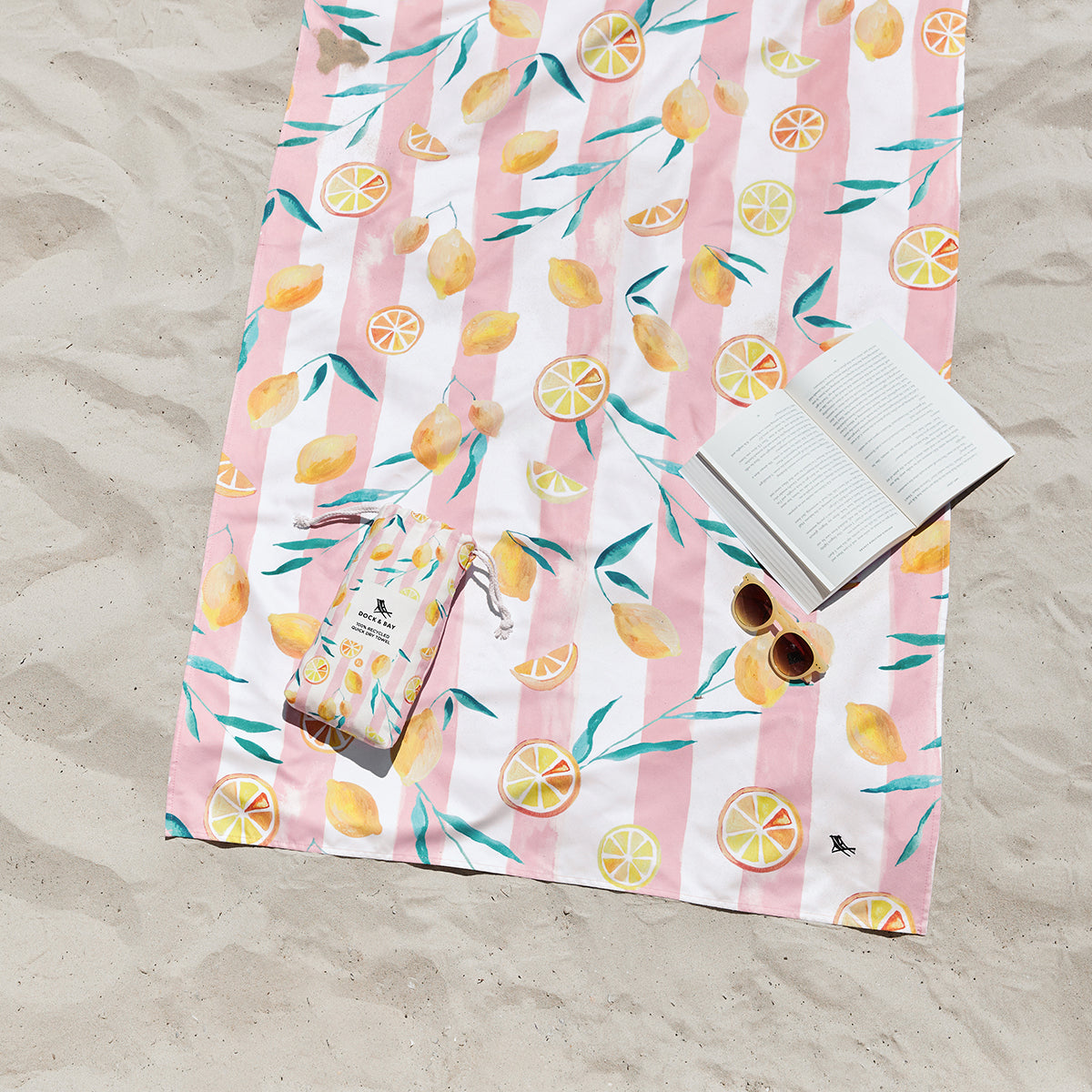 Beach Towel Tropics Collection XL Lemons