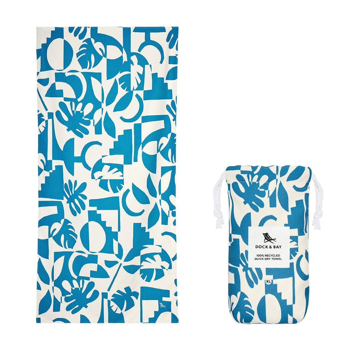 Beach Towel Tropics Collection XL Marine Dream