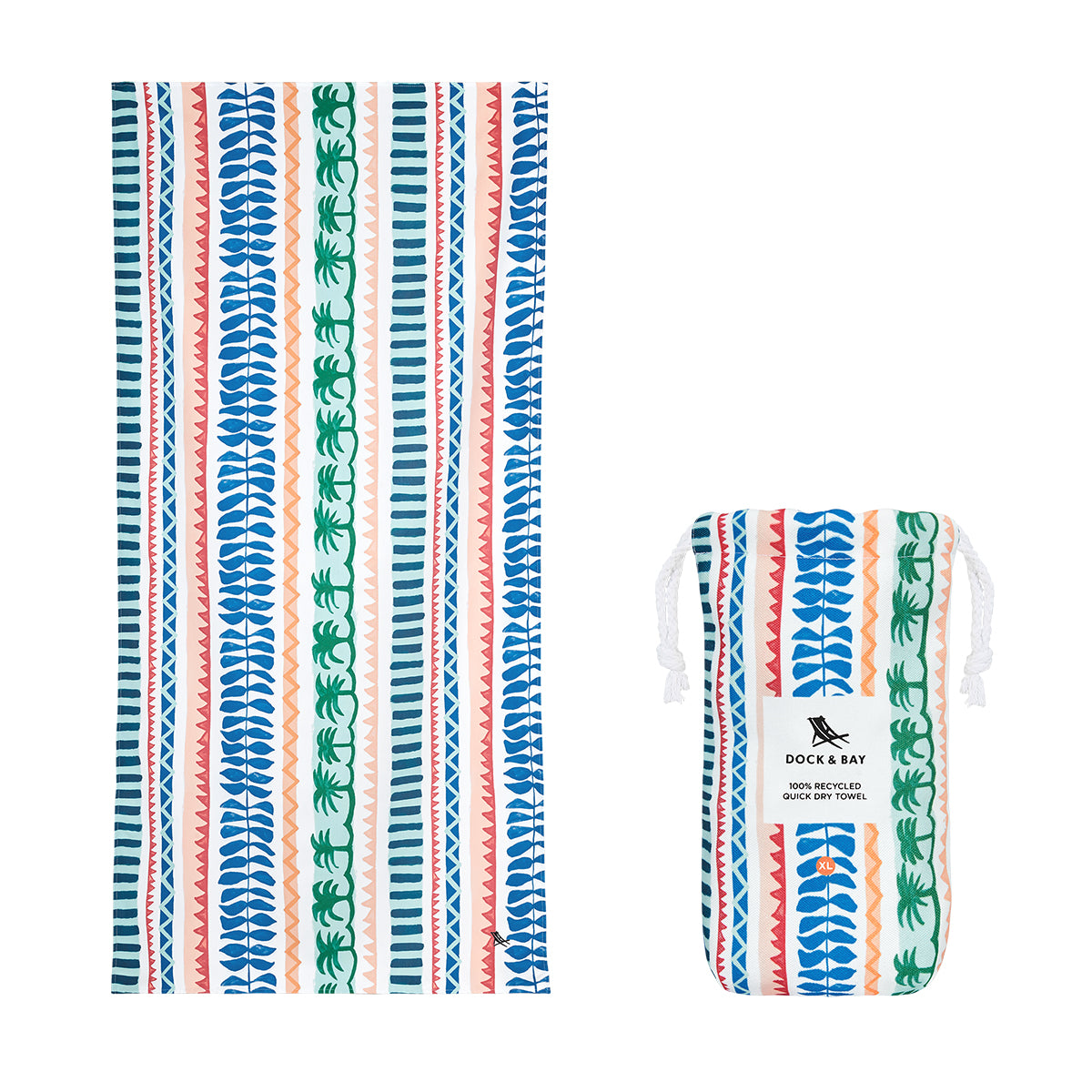 Beach Towel Tropics Collection XL Palm Beach