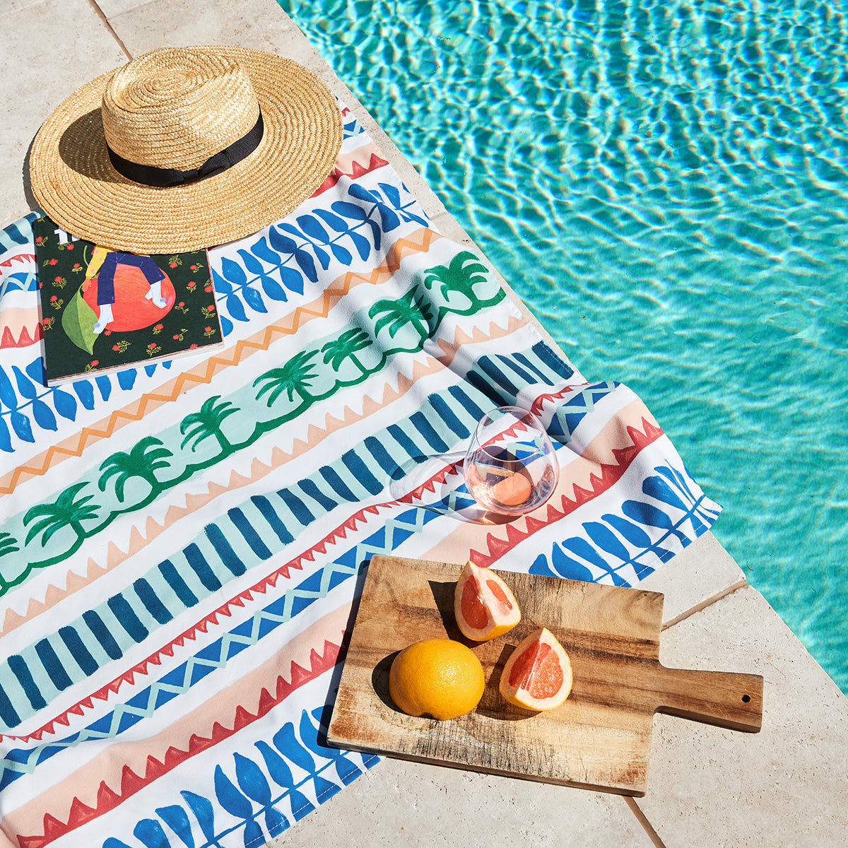 Beach Towel Tropics Collection XL Palm Beach