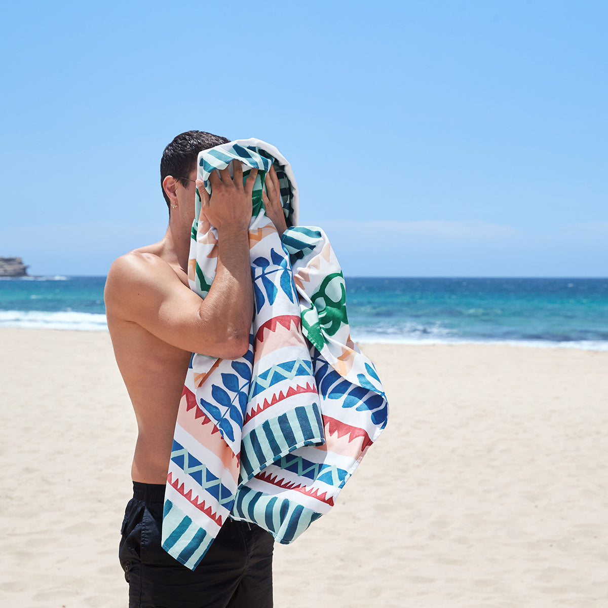 Beach Towel Tropics Collection XL Palm Beach