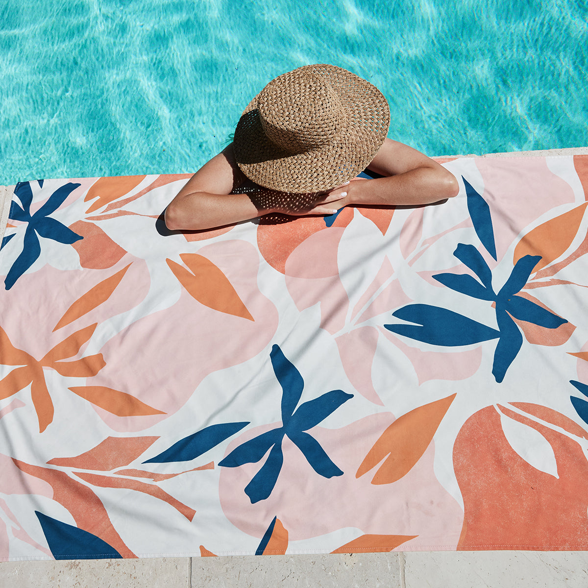 Beach Towel Tropics Collection XL Terracotta Tropics