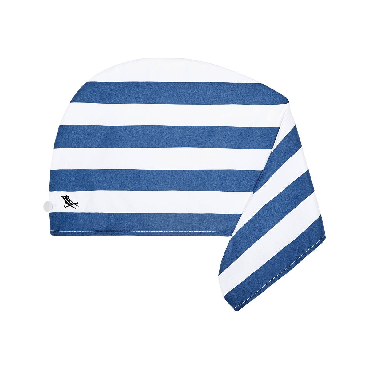 Dock & Bay Hair Wrap Cabana Collection Whitsunday Blue 100% Recycled 100% Recycled