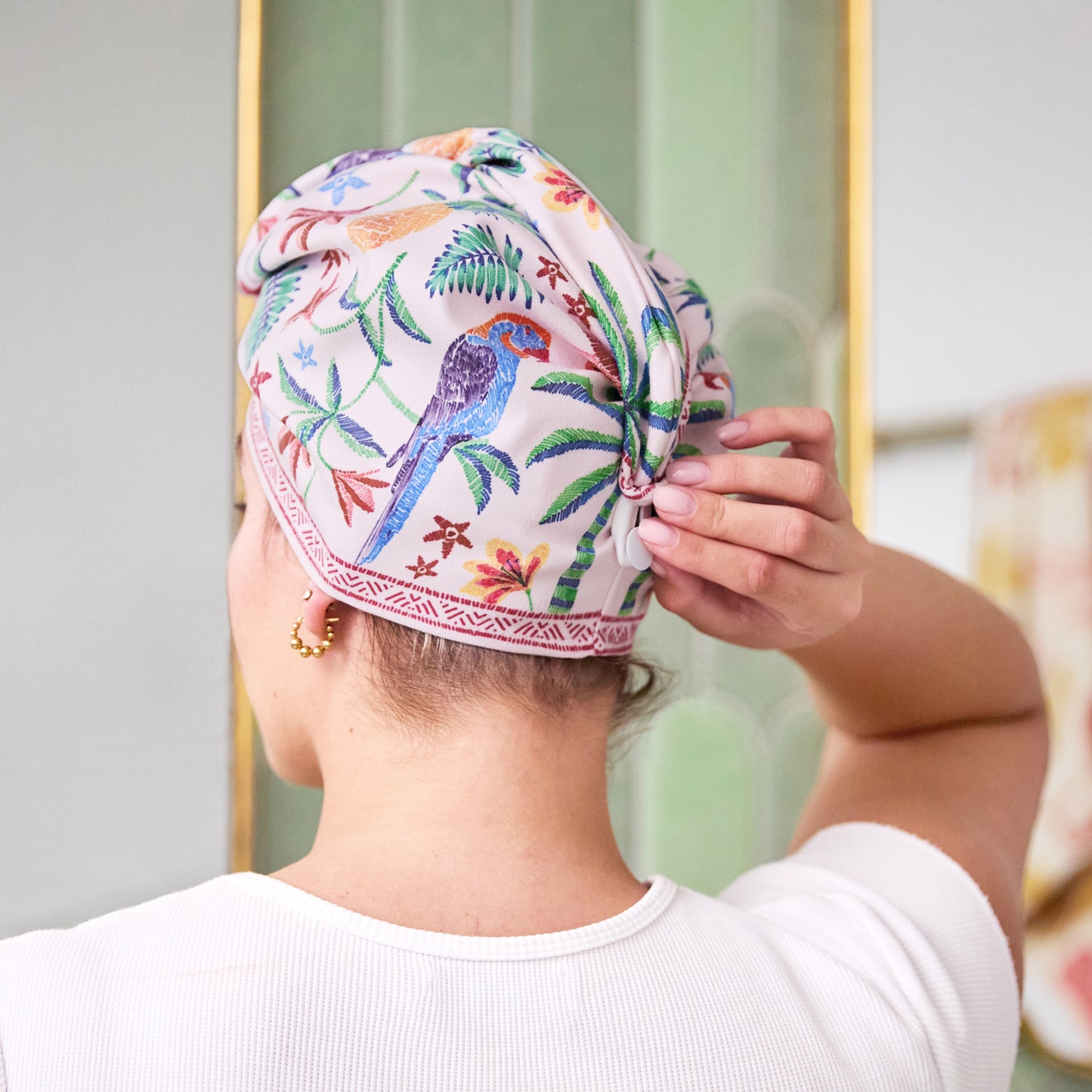 Dock & Bay Hair Wrap Collection Pink Paradise 100% Recycled 100% Recycled
