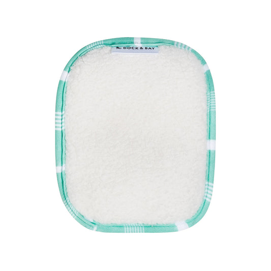 Home Reusable Makeup Wipes (pk of 3) Eucalyptus Green