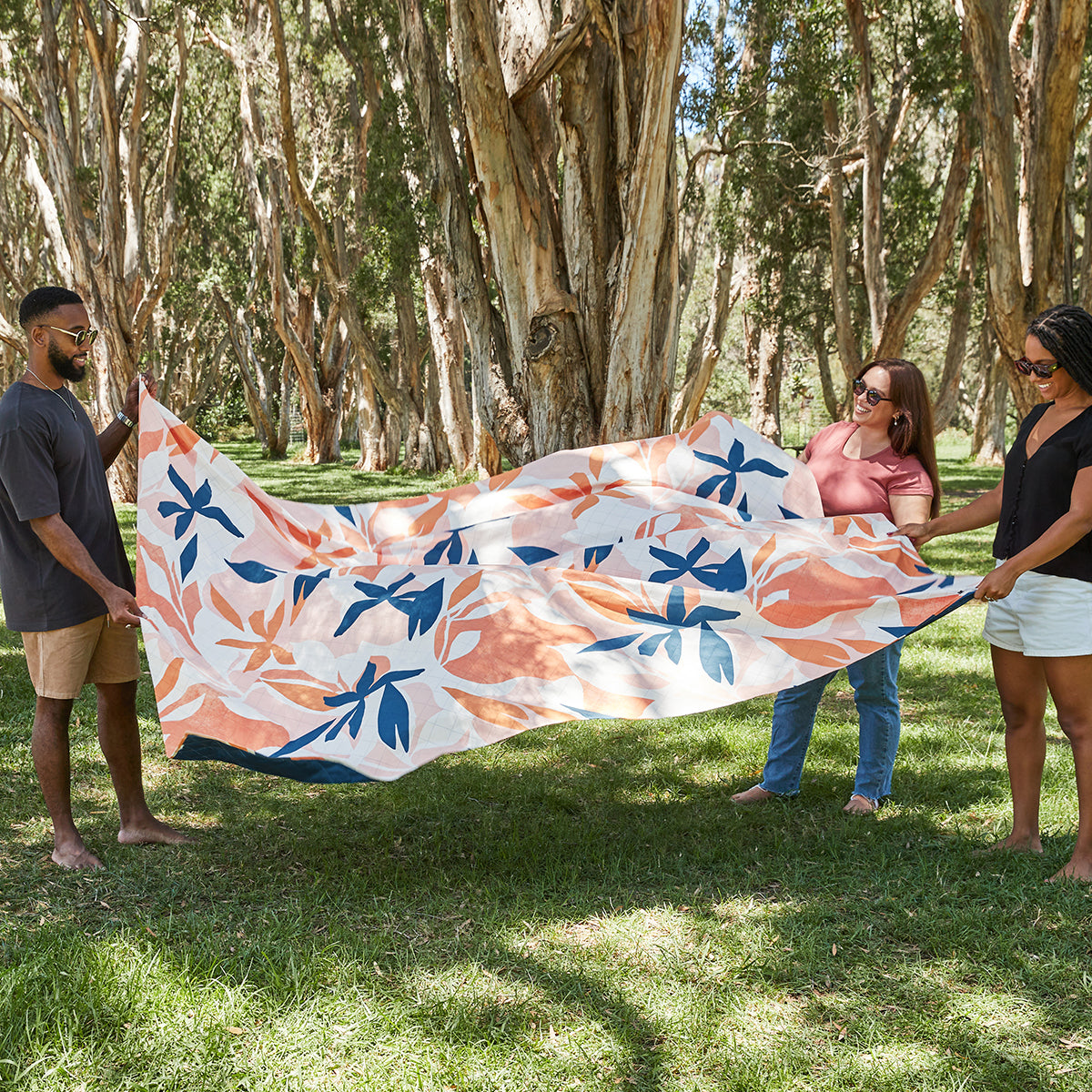 Beach Blanket Extra Large Terracotta Tropics